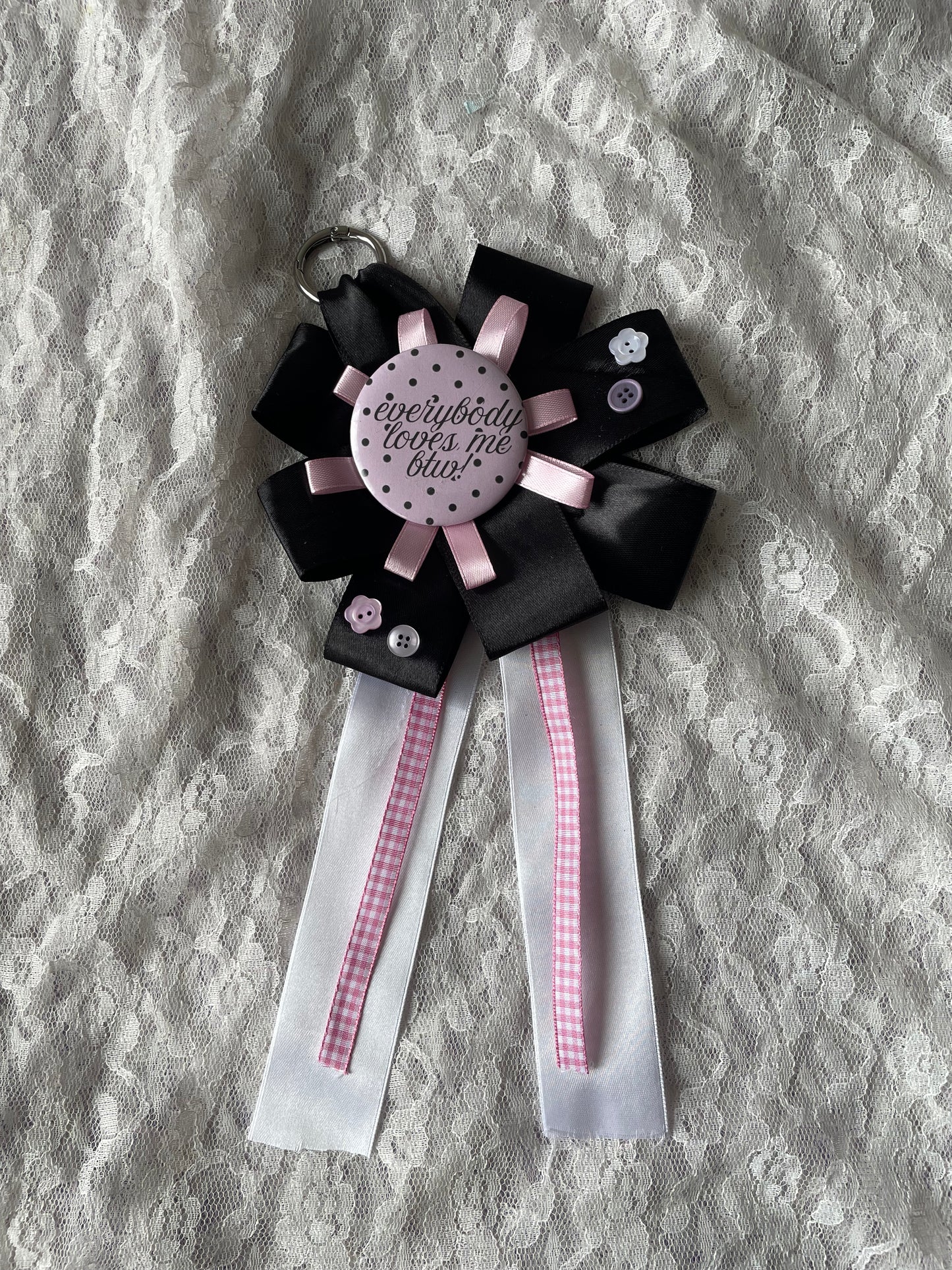 prize ribbon keychain