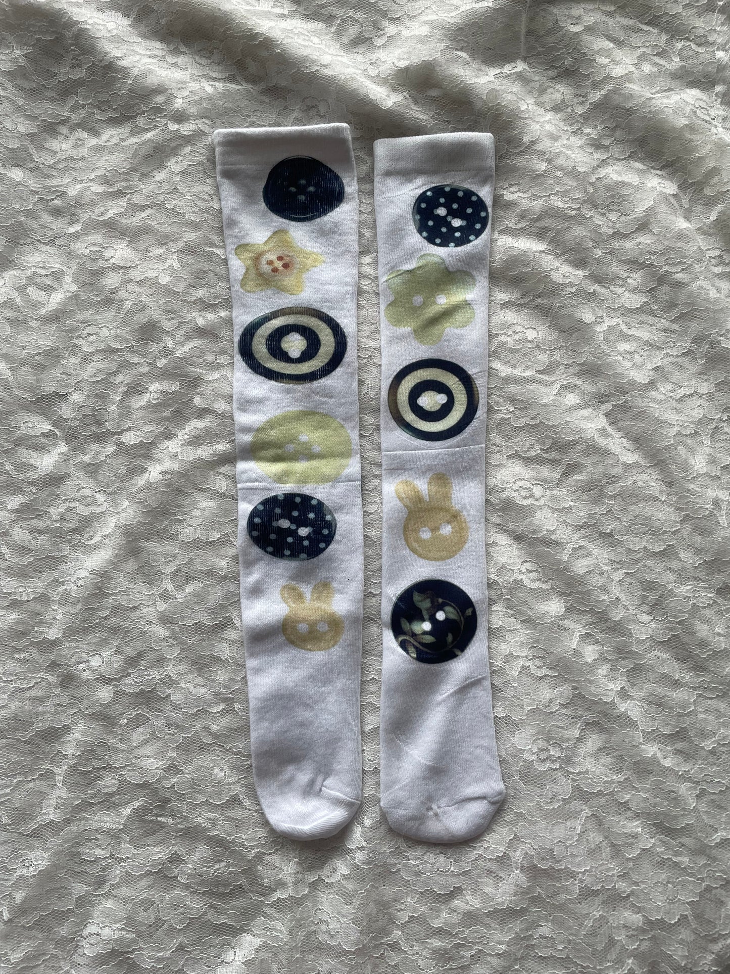 button socks