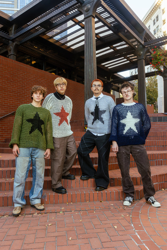 Crochet Star Jumper