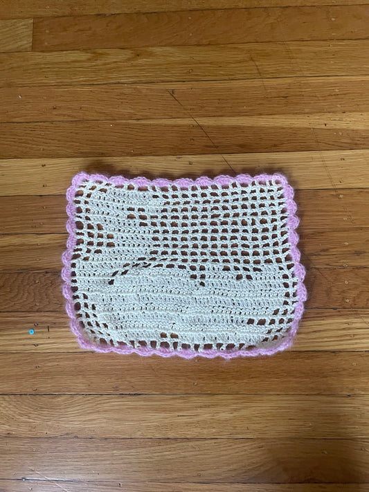 crochet cat tapestry