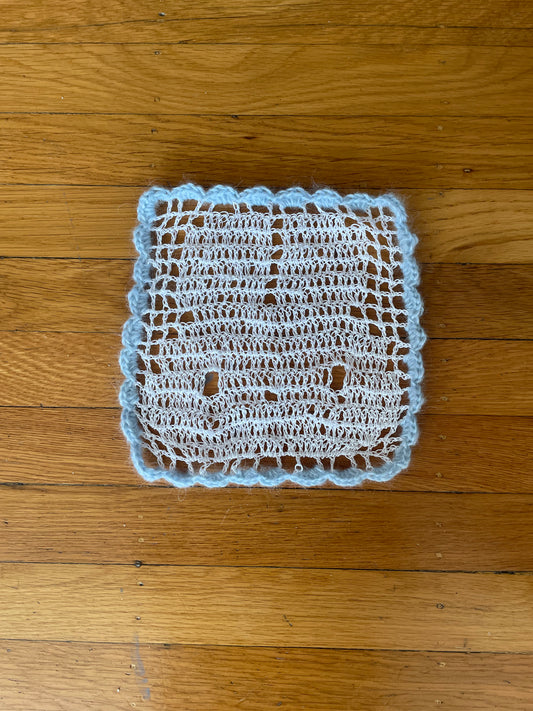 crochet bunny tapestry